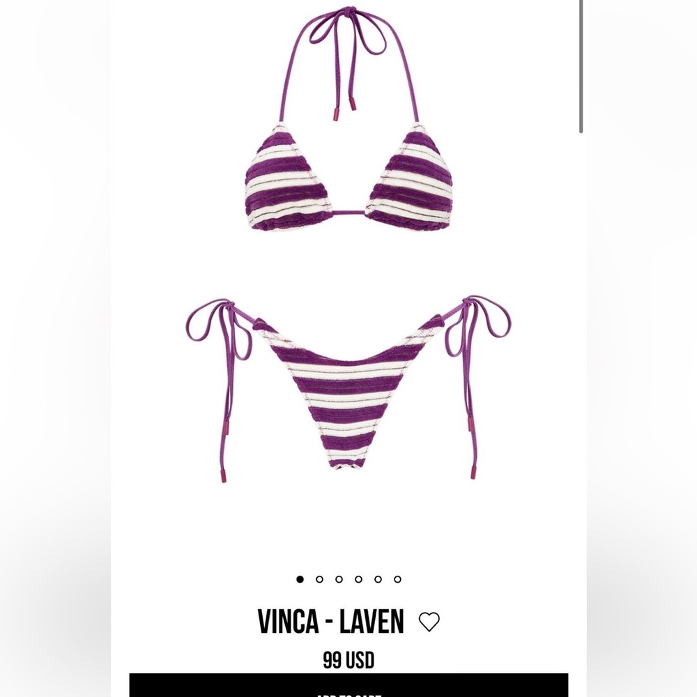 Vinca - Laven triangl bikini set